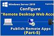 Server 2022 Remote Desktop Services HTML 5 Client